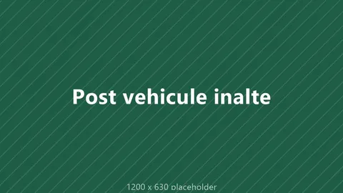 Dubă parcată într-un post de spălare auto cu spațiu generos pe verticală
